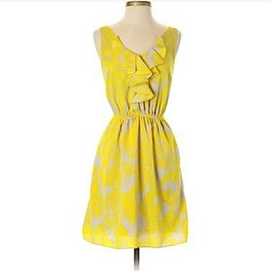 Express Casual Yellow Floral Dress